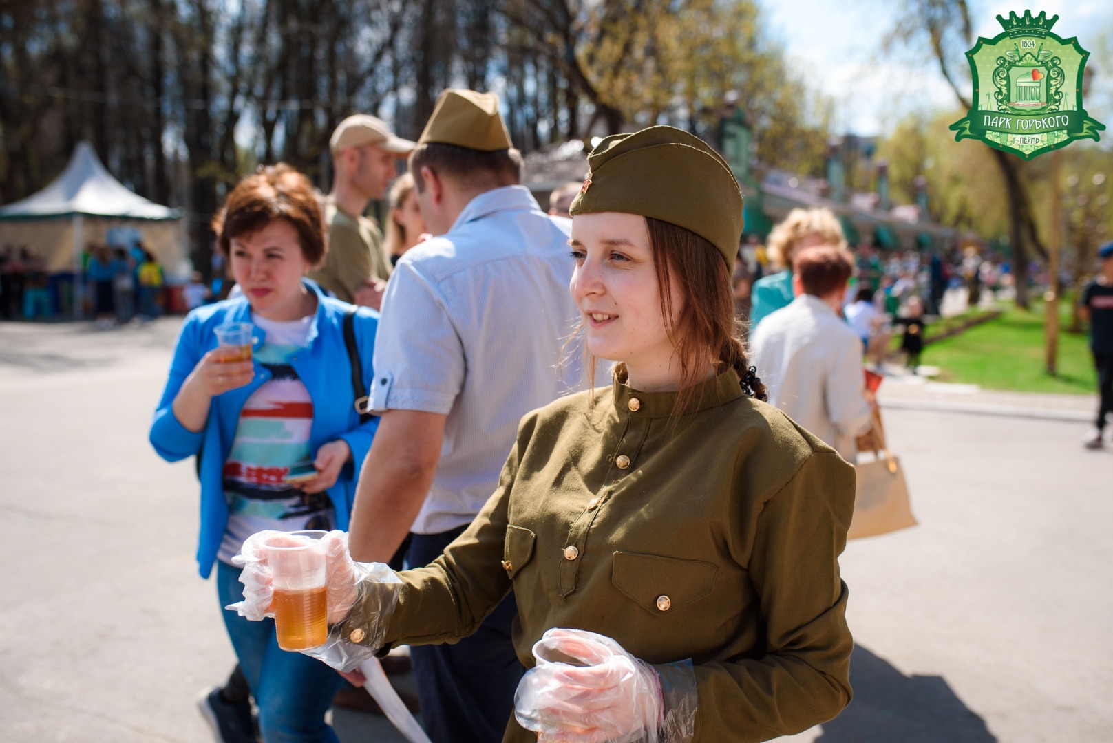 День победы с LADA в городском парке им. Горького